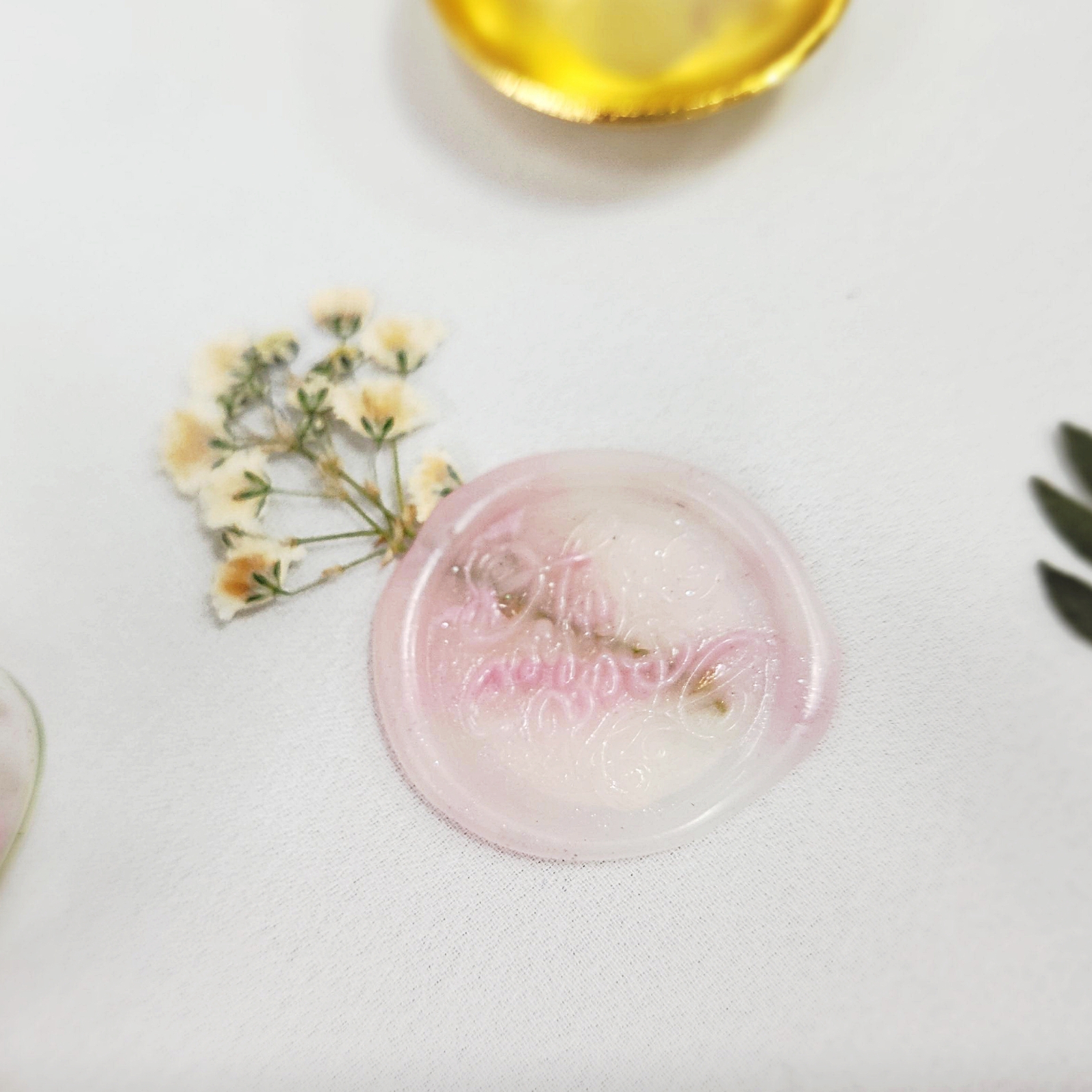 Artistic sealing wax sticker (pink)